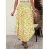 imageANRABESS Womens Maxi Skirts Summer Boho Floral High Waisted Flowy Swing Pleated Beach Long Skirt with PocketsFloral Red Yellow