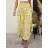 imageANRABESS Womens Maxi Skirts Summer Boho Floral High Waisted Flowy Swing Pleated Beach Long Skirt with PocketsFloral Red Yellow