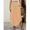 imageANRABESS Womens Maxi Skirts Summer Boho Floral High Waisted Flowy Swing Pleated Beach Long Skirt with PocketsFloral Yellow Purple
