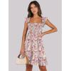 imageANRABESS Womens Summer Casual Sleeveless Square Neck Dress 2025 Smocked Ruffle Backless Boho Beach Cute Teen Short SundressPrint Floral
