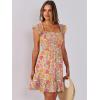 imageANRABESS Womens Summer Casual Sleeveless Square Neck Dress 2025 Smocked Ruffle Backless Boho Beach Cute Teen Short SundressPrint Floral Colour
