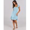 imageANRABESS Womens Summer Casual Sleeveless Square Neck Dress 2025 Smocked Ruffle Backless Boho Beach Cute Teen Short SundressSky Blue