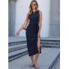 imageANRABESS Womens Summer Casual Sleeveless T Shirt Midi Dress Slim Fit Tie Waist Split Tank Long Dresses 2025 Vacation SundressNavy Blue