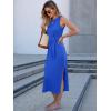 imageANRABESS Womens Summer Casual Sleeveless T Shirt Midi Dress Slim Fit Tie Waist Split Tank Long Dresses 2025 Vacation SundressRoyal Blue
