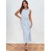 imageANRABESS Womens Summer Casual Sleeveless T Shirt Midi Dress Slim Fit Tie Waist Split Tank Long Dresses 2025 Vacation SundressStriped Light Blue