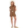 imageANRABESS Womens Two Piece Summer Outfits Knit Sweater Short Sets Pullover Tops ampamp Shorts Lounge Matching Clothes SetDeep Brown