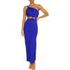 imageANRABESS Women Summer One Shoulder Sleeveless Maxi Dress Cutout Sexy Bodycon Semi Formal Dinner Date Vacation DressesRoyal Blue