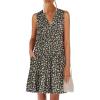 imageANRABESS Womens Mini Dresses Sleeveless V Neck Tiered Swing Going Out Beach Vacation Sundress 2025 Summer Casual OutfitsBlack White Floral