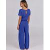 imageANRABESS Jumpsuits for Women Short Sleeve Wide Leg Casual Summer One Piece Jumper Rompers 2025 Beach Vacation Travel OutfitsBlue