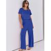 imageANRABESS Jumpsuits for Women Short Sleeve Wide Leg Casual Summer One Piece Jumper Rompers 2025 Beach Vacation Travel OutfitsBlue