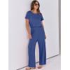 imageANRABESS Jumpsuits for Women Short Sleeve Wide Leg Casual Summer One Piece Jumper Rompers 2025 Beach Vacation Travel OutfitsRoyal Blue