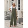 imageANRABESS Overalls for Women 2025 Summer Casual Loose One Piece Outfits Baggy Wide Leg Jumpers Lightweight Comfy RompersArmy Green
