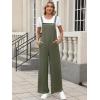 imageANRABESS Overalls for Women 2025 Summer Casual Loose One Piece Outfits Baggy Wide Leg Jumpers Lightweight Comfy RompersArmy Green