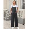 imageANRABESS Overalls for Women 2025 Summer Casual Loose One Piece Outfits Baggy Wide Leg Jumpers Lightweight Comfy RompersBlack