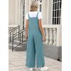 imageANRABESS Overalls for Women 2025 Summer Casual Loose One Piece Outfits Baggy Wide Leg Jumpers Lightweight Comfy RompersLake