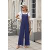 imageANRABESS Overalls for Women 2025 Summer Casual Loose One Piece Outfits Baggy Wide Leg Jumpers Lightweight Comfy RompersNavy Blue