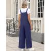 imageANRABESS Overalls for Women 2025 Summer Casual Loose One Piece Outfits Baggy Wide Leg Jumpers Lightweight Comfy RompersNavy Blue