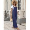 imageANRABESS Overalls for Women 2025 Summer Casual Loose One Piece Outfits Baggy Wide Leg Jumpers Lightweight Comfy RompersNavy Blue