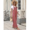 imageANRABESS Overalls for Women 2025 Summer Casual Loose One Piece Outfits Baggy Wide Leg Jumpers Lightweight Comfy RompersRust