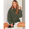 imageANRABESS Oversized Sweatshirt for Women Crewneck Y2K Hoodies Fleece Casual Comfy Pullover Top Fall Outfits Clothes 2025Army Green