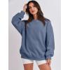 imageANRABESS Oversized Sweatshirt for Women Crewneck Y2K Hoodies Fleece Casual Comfy Pullover Top Fall Outfits Clothes 2025Blue