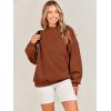 imageANRABESS Oversized Sweatshirt for Women Crewneck Y2K Hoodies Fleece Casual Comfy Pullover Top Fall Outfits Clothes 2025Caramel