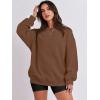 imageANRABESS Oversized Sweatshirt for Women Crewneck Y2K Hoodies Fleece Casual Comfy Pullover Top Fall Outfits Clothes 2025Coffee