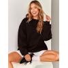 imageANRABESS Oversized Sweatshirt for Women Crewneck Y2K Hoodies Fleece Casual Comfy Pullover Top Fall Outfits Clothes 2025Dark Brown