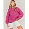 imageANRABESS Oversized Sweatshirt for Women Crewneck Y2K Hoodies Fleece Casual Comfy Pullover Top Fall Outfits Clothes 2025Hot Pink