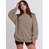 imageANRABESS Oversized Sweatshirt for Women Crewneck Y2K Hoodies Fleece Casual Comfy Pullover Top Fall Outfits Clothes 2025Light Brown
