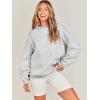 imageANRABESS Oversized Sweatshirt for Women Crewneck Y2K Hoodies Fleece Casual Comfy Pullover Top Fall Outfits Clothes 2025Light Gray