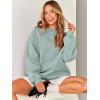 imageANRABESS Oversized Sweatshirt for Women Crewneck Y2K Hoodies Fleece Casual Comfy Pullover Top Fall Outfits Clothes 2025Light Green