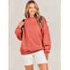 imageANRABESS Oversized Sweatshirt for Women Crewneck Y2K Hoodies Fleece Casual Comfy Pullover Top Fall Outfits Clothes 2025Orange Red