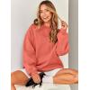 imageANRABESS Oversized Sweatshirt for Women Crewneck Y2K Hoodies Fleece Casual Comfy Pullover Top Fall Outfits Clothes 2025Orange Red