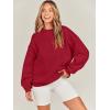 imageANRABESS Oversized Sweatshirt for Women Crewneck Y2K Hoodies Fleece Casual Comfy Pullover Top Fall Outfits Clothes 2025Peachy Red