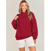 imageANRABESS Oversized Sweatshirt for Women Crewneck Y2K Hoodies Fleece Casual Comfy Pullover Top Fall Outfits Clothes 2025Peachy Red