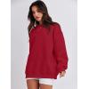 imageANRABESS Oversized Sweatshirt for Women Crewneck Y2K Hoodies Fleece Casual Comfy Pullover Top Fall Outfits Clothes 2025Peachy Red