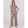 imageANRABESS Women 2 Piece Lounge Sets Summer Casual Knit Sweater Vest Pant Set Beach Vacation Airport Clothes 2025 Fall OutfitsBrown