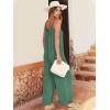 imageANRABESS Women Jumpsuits 2025 Casual Sleeveless Spaghetti Strap Boho Wide Leg Rompers Dressy Summer Outfits Vacation ClothesBlue Green