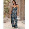 imageANRABESS Women Jumpsuits 2025 Casual Sleeveless Spaghetti Strap Boho Wide Leg Rompers Dressy Summer Outfits Vacation ClothesFloral Print