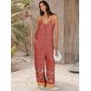 imageANRABESS Women Jumpsuits 2025 Casual Sleeveless Spaghetti Strap Boho Wide Leg Rompers Dressy Summer Outfits Vacation ClothesFloral Red