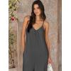 imageANRABESS Women Jumpsuits 2025 Casual Sleeveless Spaghetti Strap Boho Wide Leg Rompers Dressy Summer Outfits Vacation ClothesGrey