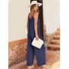 imageANRABESS Women Jumpsuits 2025 Casual Sleeveless Spaghetti Strap Boho Wide Leg Rompers Dressy Summer Outfits Vacation ClothesNavy Blue