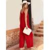 imageANRABESS Women Jumpsuits 2025 Casual Sleeveless Spaghetti Strap Boho Wide Leg Rompers Dressy Summer Outfits Vacation ClothesRed