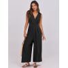 imageANRABESS Women Jumpsuits Sleeveless V Neck Elegant Dressy Casual Backless One Piece Pants Romper 2025 Summer OutfitsBlack