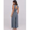 imageANRABESS Women Jumpsuits Sleeveless V Neck Elegant Dressy Casual Backless One Piece Pants Romper 2025 Summer OutfitsDark Grey