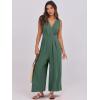 imageANRABESS Women Jumpsuits Sleeveless V Neck Elegant Dressy Casual Backless One Piece Pants Romper 2025 Summer OutfitsGrass