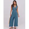 imageANRABESS Women Jumpsuits Sleeveless V Neck Elegant Dressy Casual Backless One Piece Pants Romper 2025 Summer OutfitsLake