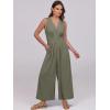 imageANRABESS Women Jumpsuits Sleeveless V Neck Elegant Dressy Casual Backless One Piece Pants Romper 2025 Summer OutfitsOlive