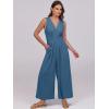 imageANRABESS Women Jumpsuits Sleeveless V Neck Elegant Dressy Casual Backless One Piece Pants Romper 2025 Summer OutfitsTeal